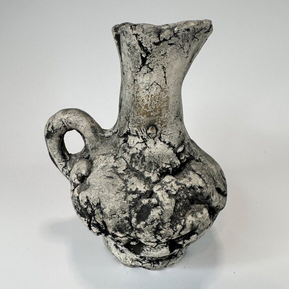 Stan Langtwait Mt St Helen’s Volcanic Ash Sculpted‎ Pottery Brutalist VTG Signed - Picture 3 of 10